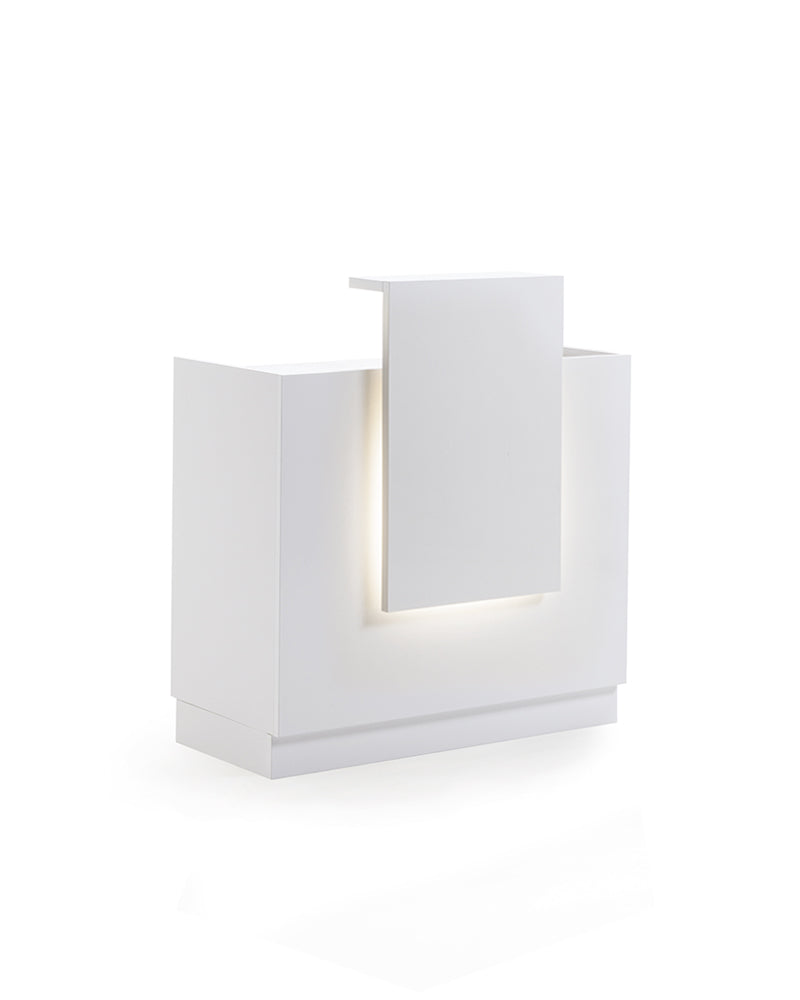 Light - Balcão de receção branco